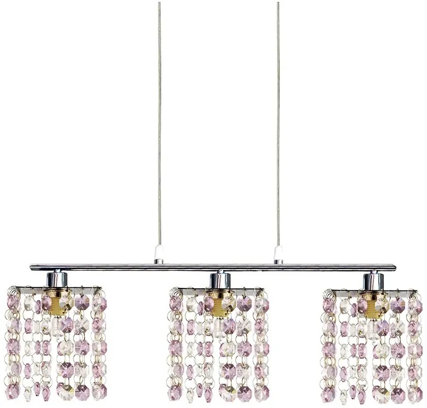 Nowoczesna kryształowa lampa wisząca - 4X D215 K9-B23