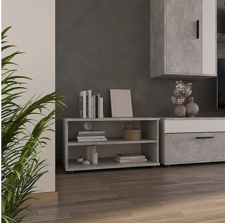 Szafka do salonu beton 70.8x35.3x38.9 berno