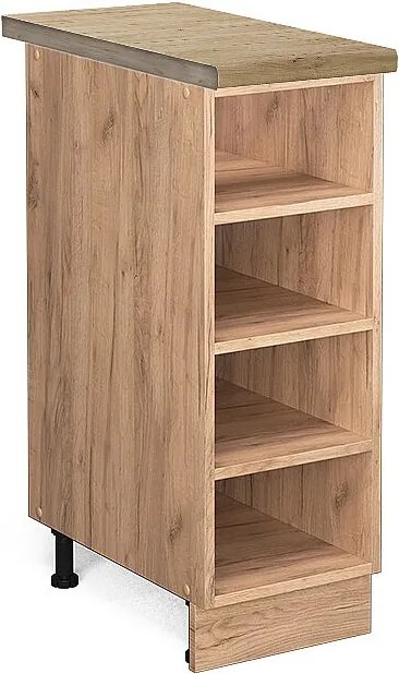 Półka kuchenna złoty dąb energetyczny 30x60x82 fame-line