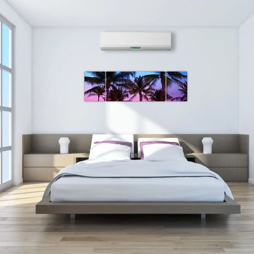 Obraz - Palmy w Miami (170x50 cm)