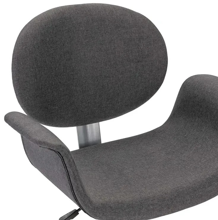 Szare krzesło obrotowe go biura i salonu B9-Z42