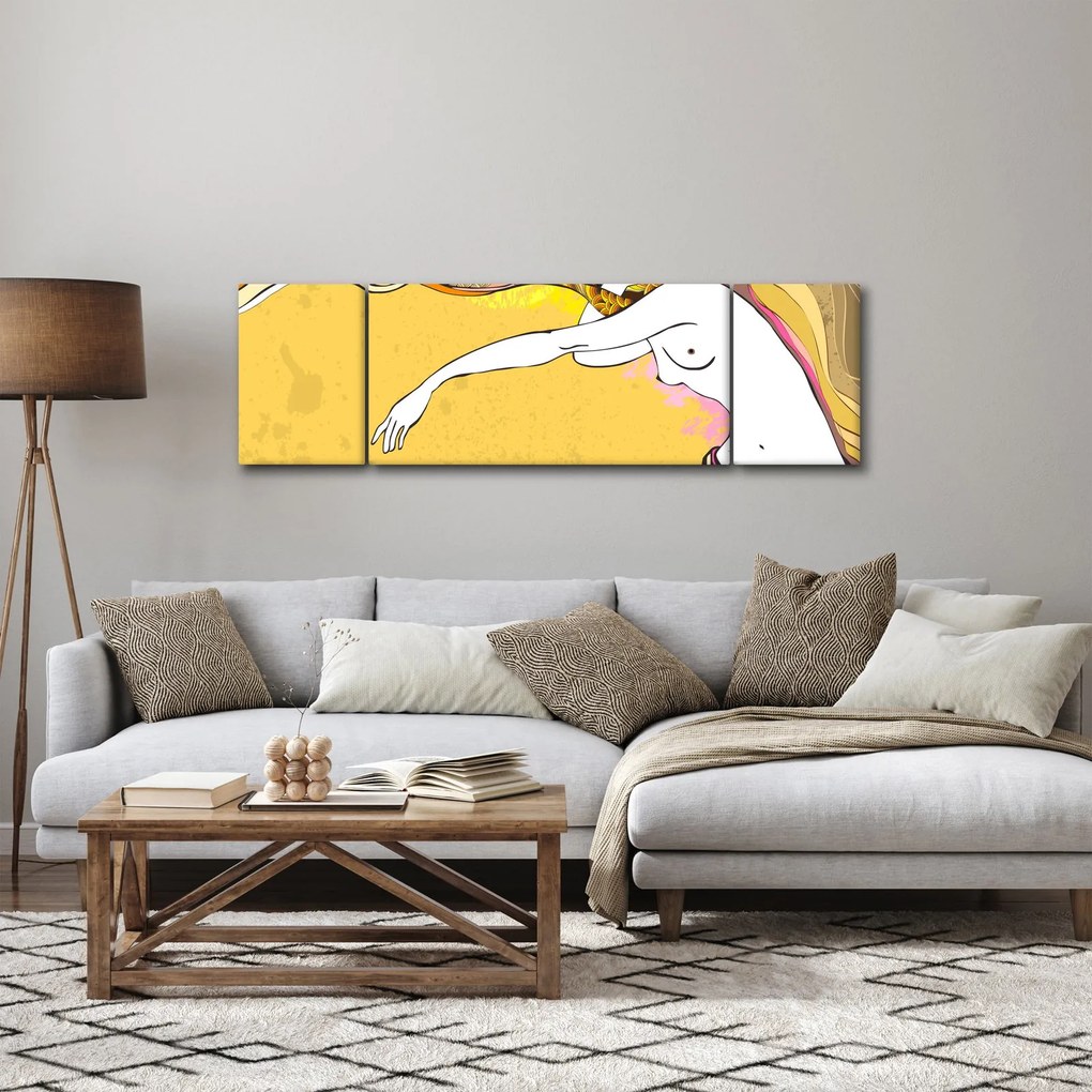 Obraz - Dziewczyna (170x50 cm)
