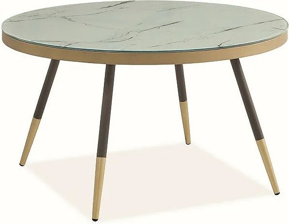 Ława VEGA B 80x80 biała/czarna