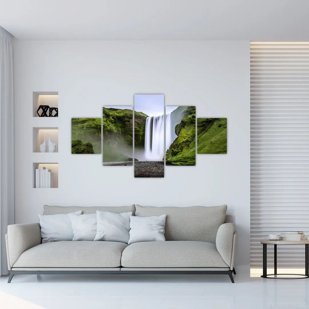 Obraz wodospadów (125x70 cm)