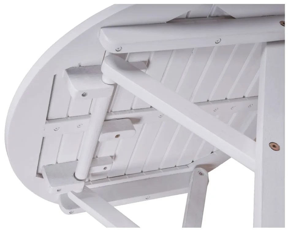 Okrągły stolik ogrodowy z litego drewna eukaliptusowego ø 50 cm Mesa – Garden Pleasure