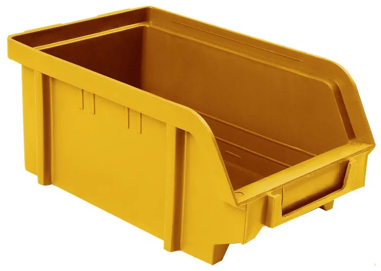 Plastikowe pojemniki BASIC, 103 x 166 x 73 mm, 36 szt., żółto-pomarańczowy