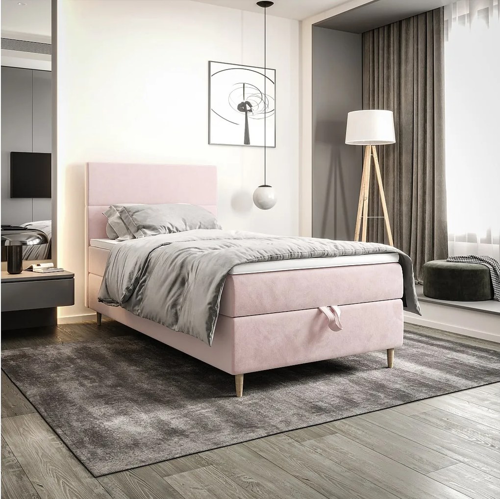 Łóżko kontynentalne FLO 90x200 Itaka 58