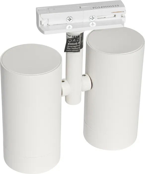 Nowoczesne 1-fazowe oświetlenie szynowe białe 2-punktowe - Iconic Scopio