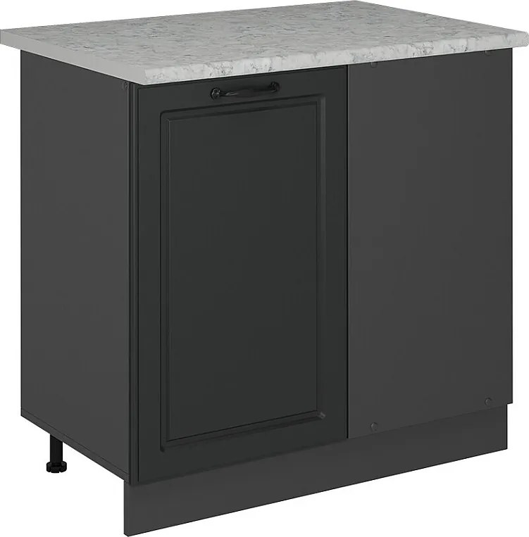 Szafka narożna antracytowy domek wiejski 86x60x81.6 r-line