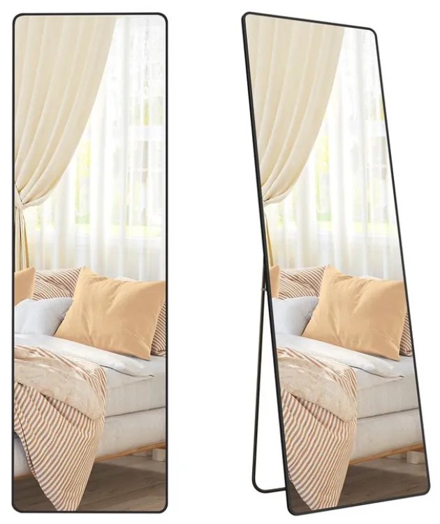 Lustro prostokątne NOIR, 160x50 cm, czarne SongmicsHome