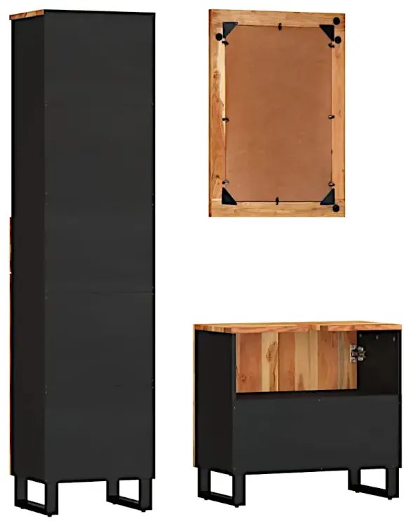 Trzy częściowy zestaw mebli łazienkowych - Lavinia