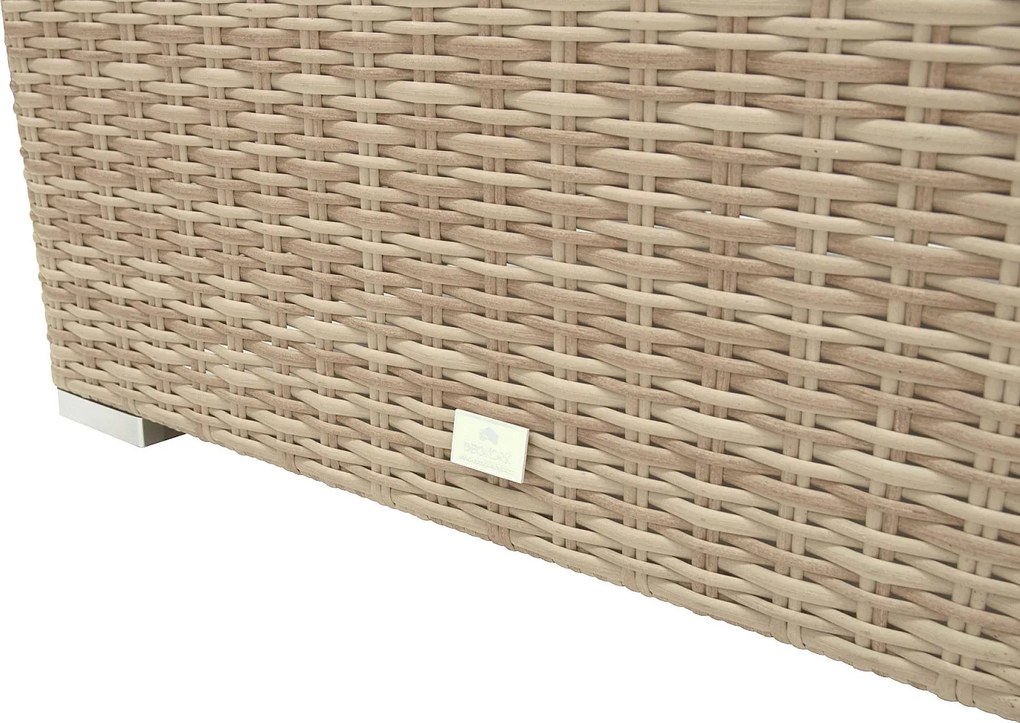 Zestaw rattanowy MALIBU dla 6 osób (cappuccino)