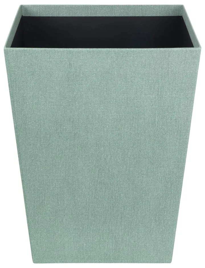 Zielononiebieski biurowy kosz na śmieci Sofia Canvas Paper Laminate – Bigso