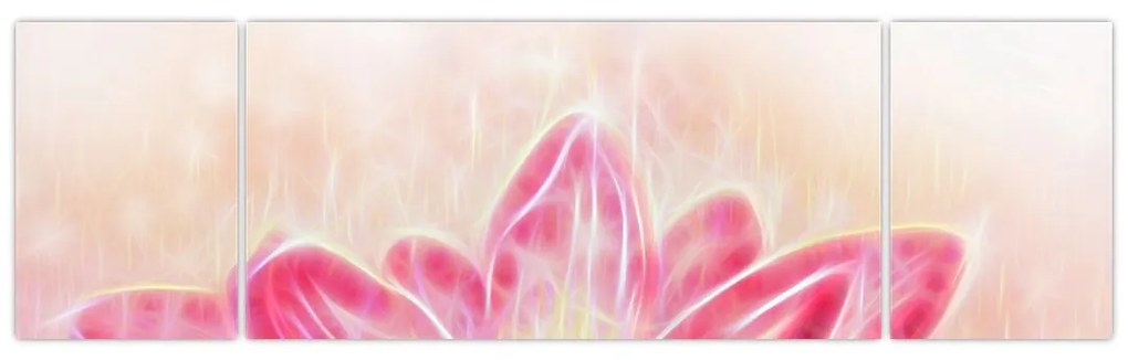 Obraz kwiatu lotosu (170x50 cm)