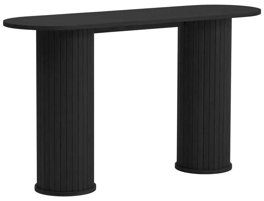 Czarna konsola 40x130 cm Nola – Unique Furniture