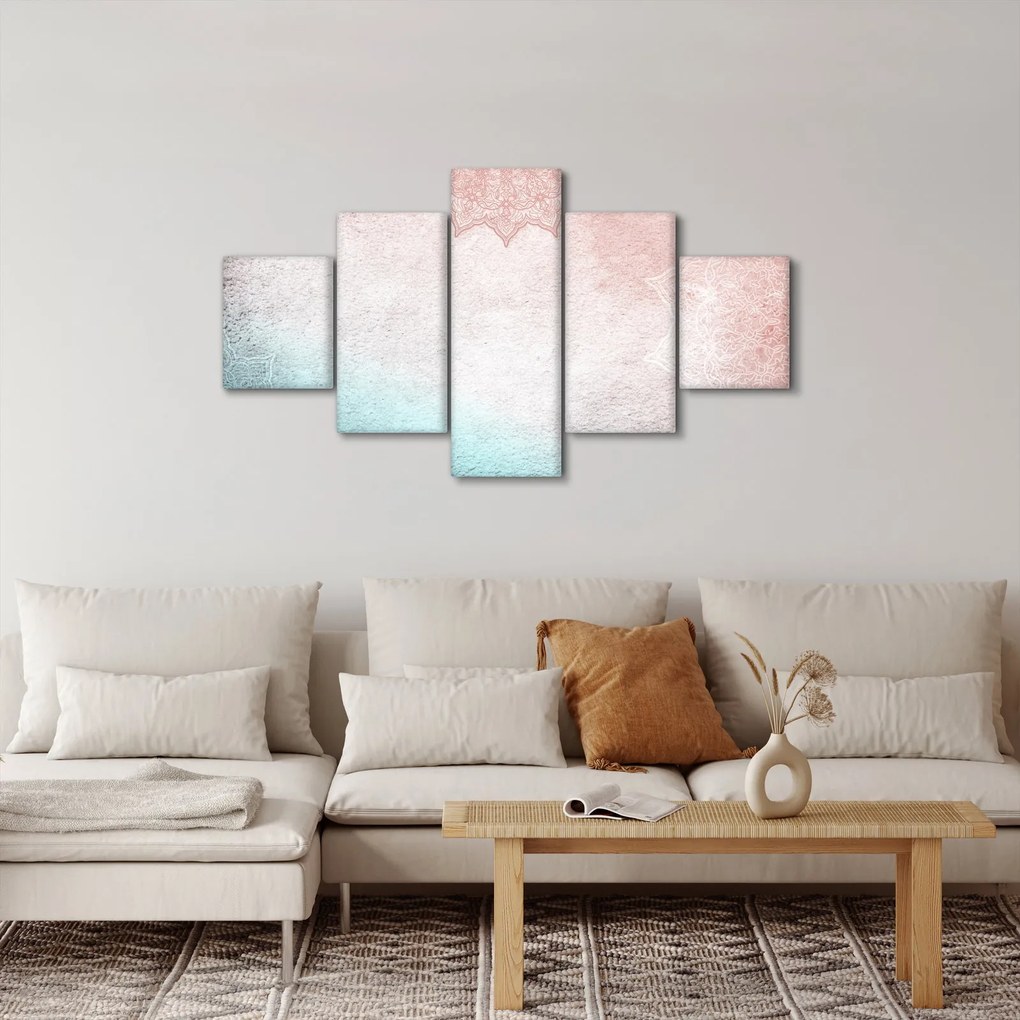 Obraz - Mandale na ścianie 2 (125x70 cm)
