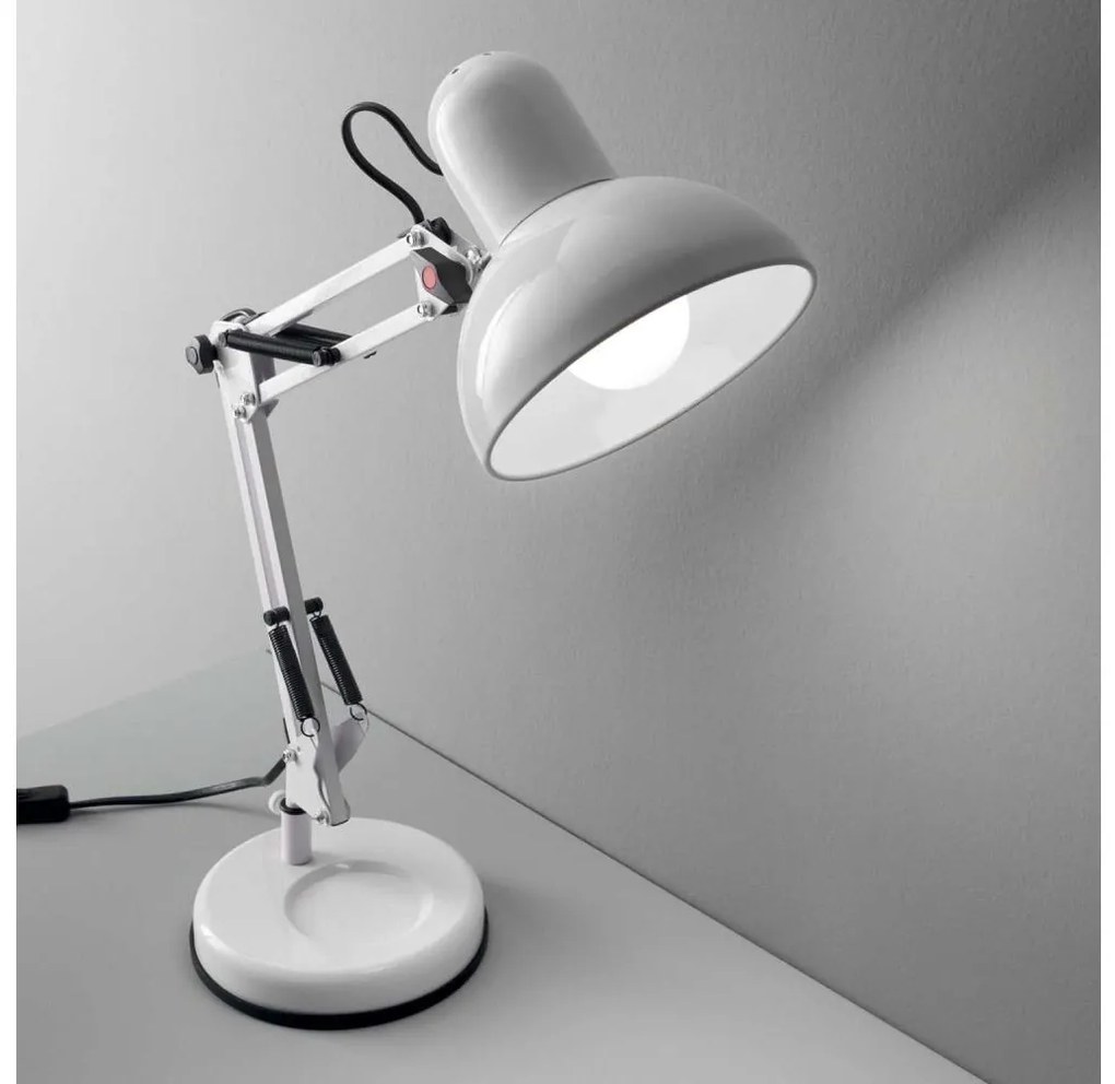 Ideal Lux - Lampa stołowa 1xE27/40W/230V biały