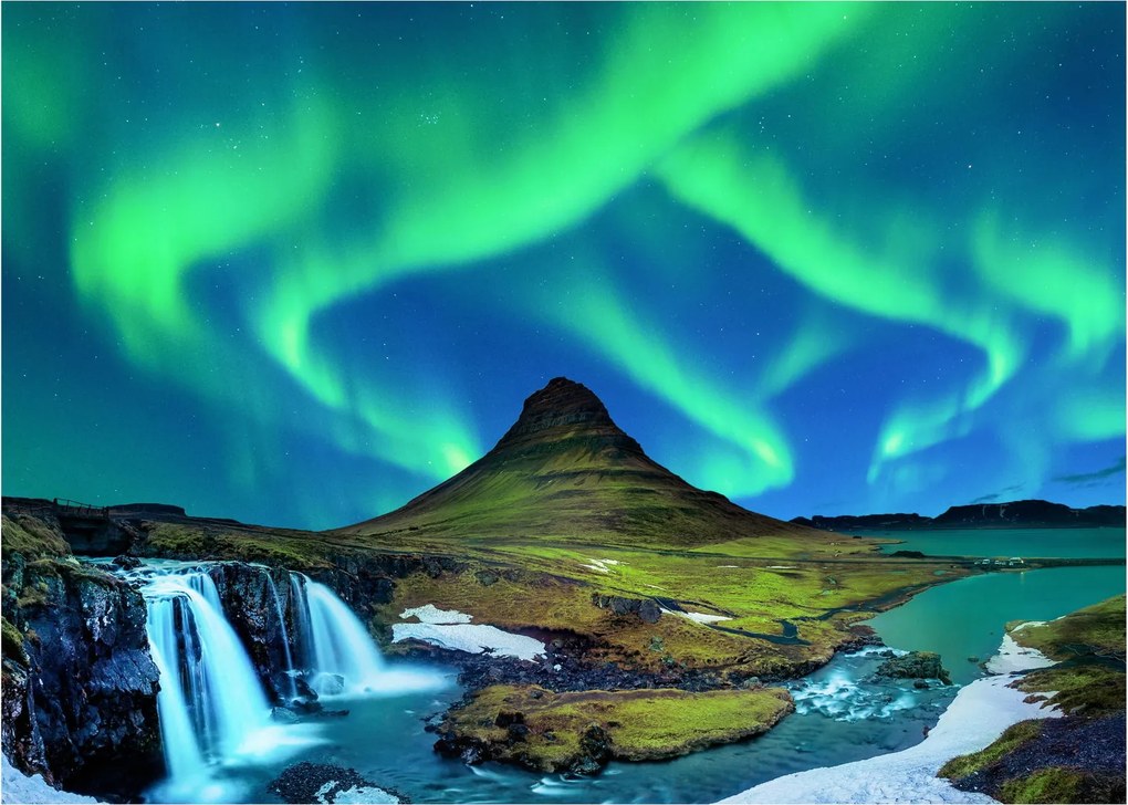 Obraz - Kirkjufell, Islandia (70x50 cm)
