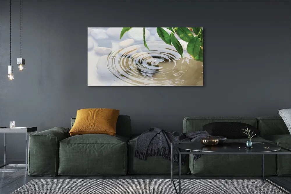 Duży obraz na płótnie Krystaliczny Plusk Wody