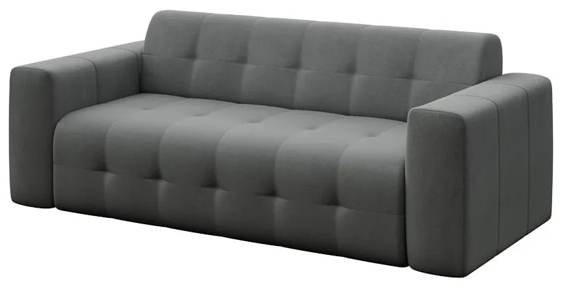 Szara aksamitna sofa 223 cm Tuil – Rodier