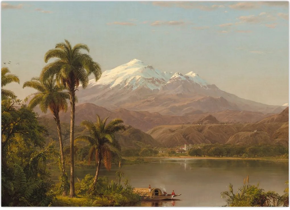 Obraz - Frederic Edwin Church, Tamaca Palms, reprodukcje (70x50 cm)