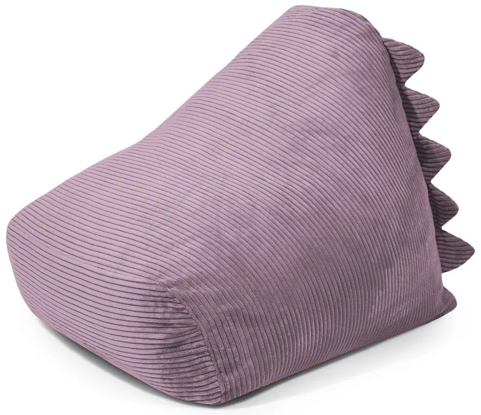 Fioletowy sztruksowy dziecięcy worek do siedzenia Snug 80 Dragon – SLOWDOWN