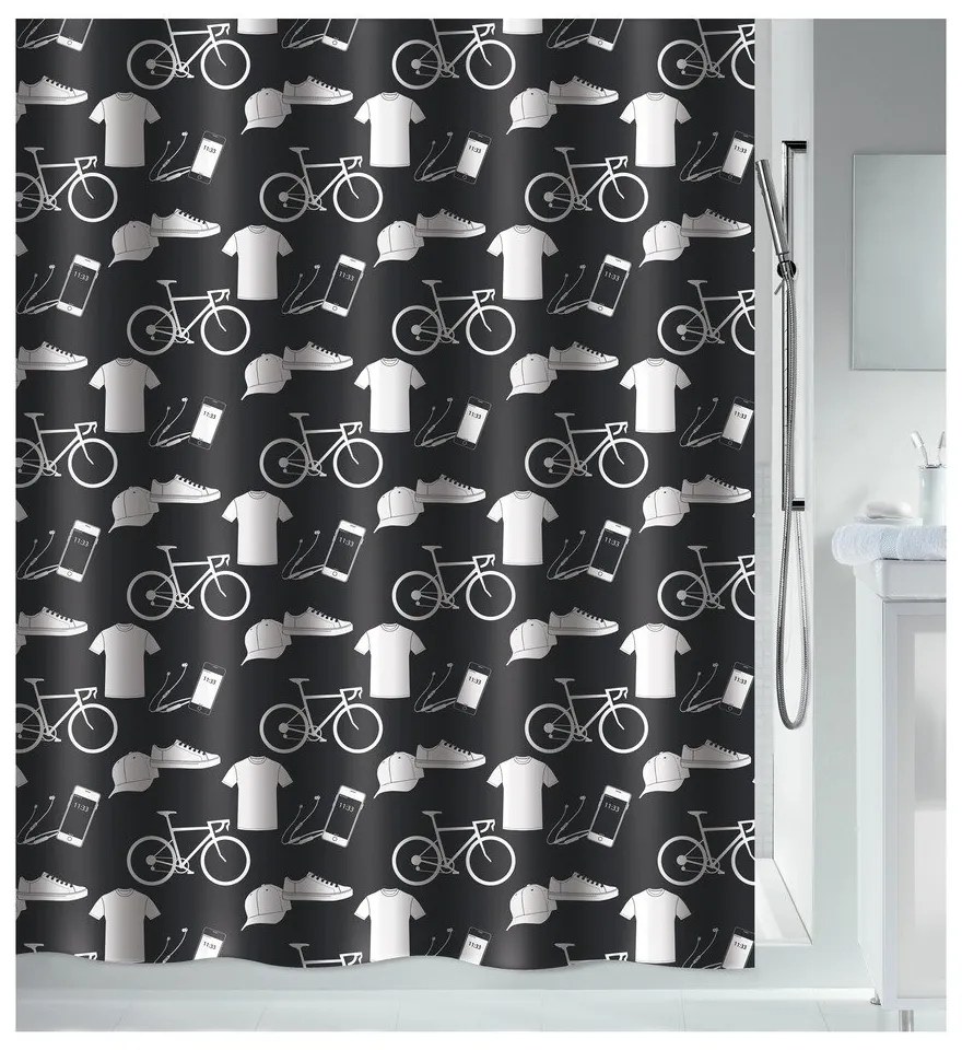 Zasłona prysznicowa 180x200 cm Patchwork – Spirella