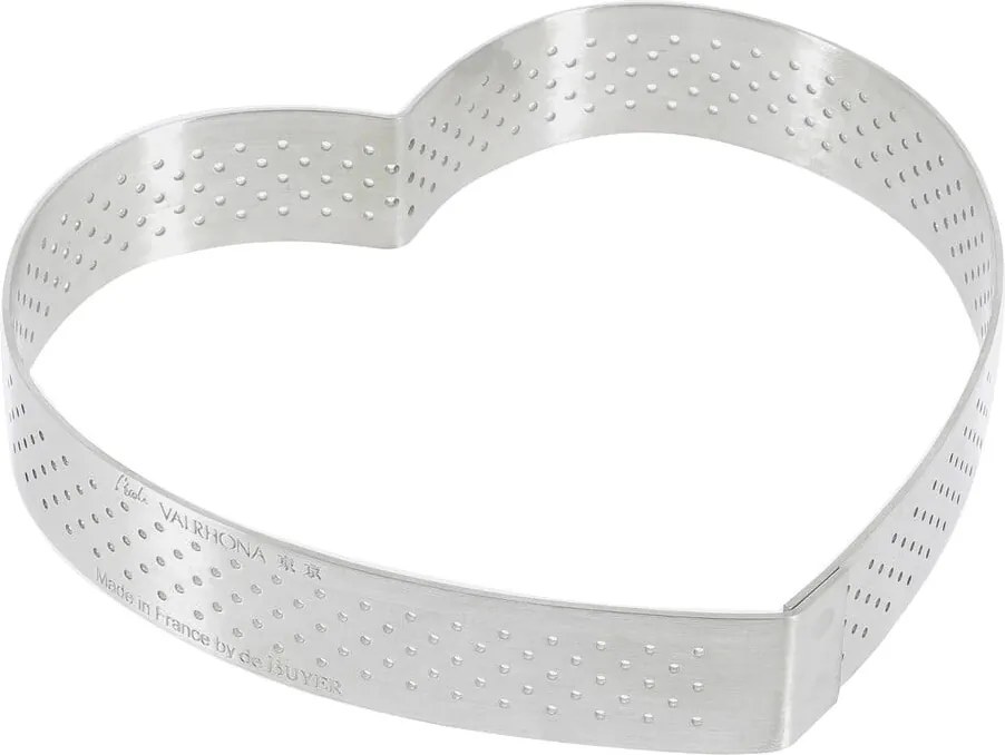 De Buyer 3099.51 perforowana rama do ciast Serce 12 cm, stal nierdzewna, 12 cm