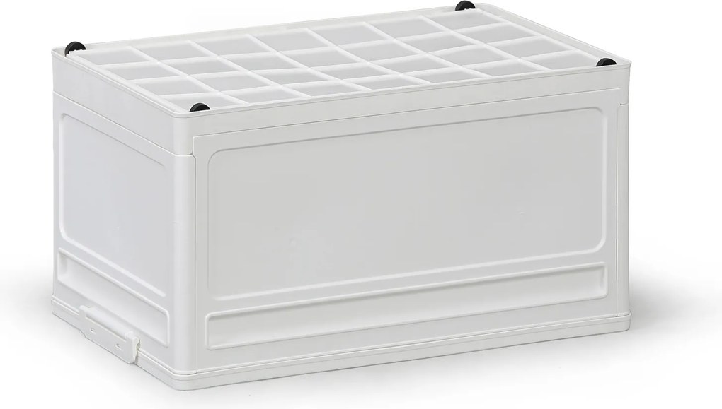 Duży składany regałowy pojemnik XL 62 l, 558x360x310 mm, biały