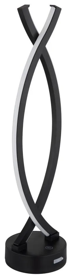 Globo 58457S - LED dotykowa lampa stołowa HELA LED/1W/3,7V czarna, ściemnialna