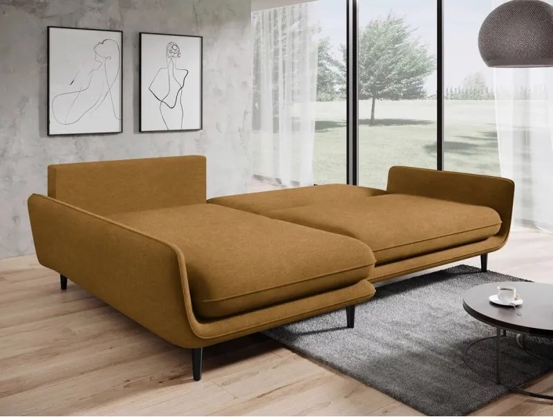 Narożnik SOLANO funkcja spania pojemnik poduszki WERSAL