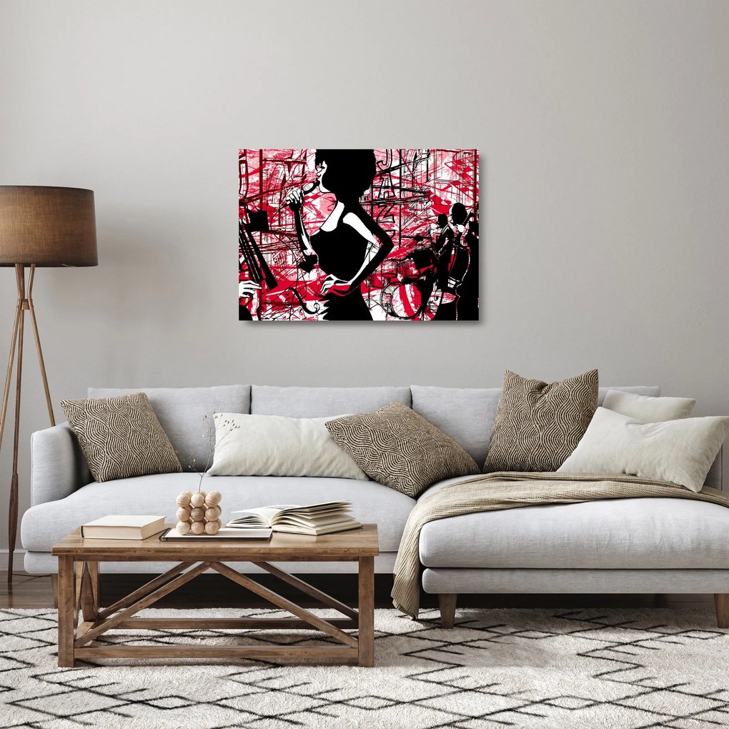 Obraz na szkle - Jazz (70x50 cm)