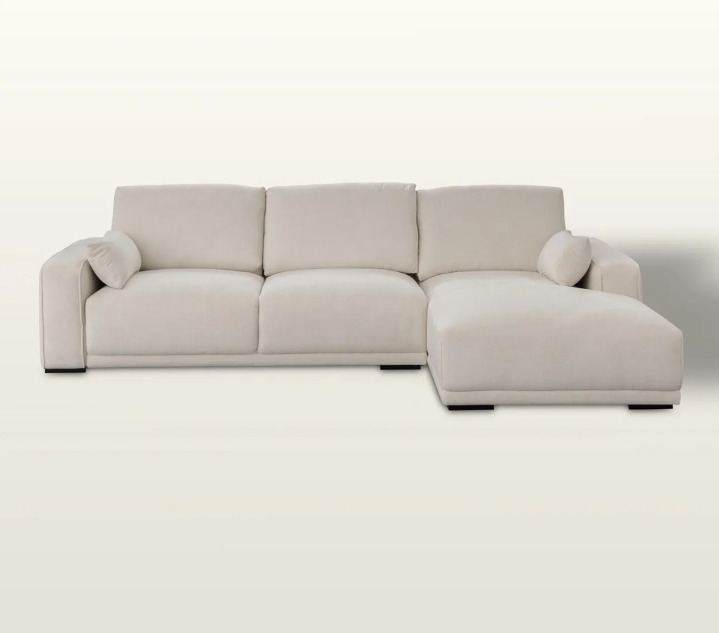 Sofa Silkeborg crème white prawa