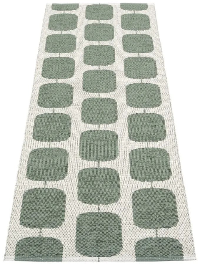 Zielono-kremowy chodnik odpowiedni na zewnątrz 70x200 cm Sten Army – Pappelina