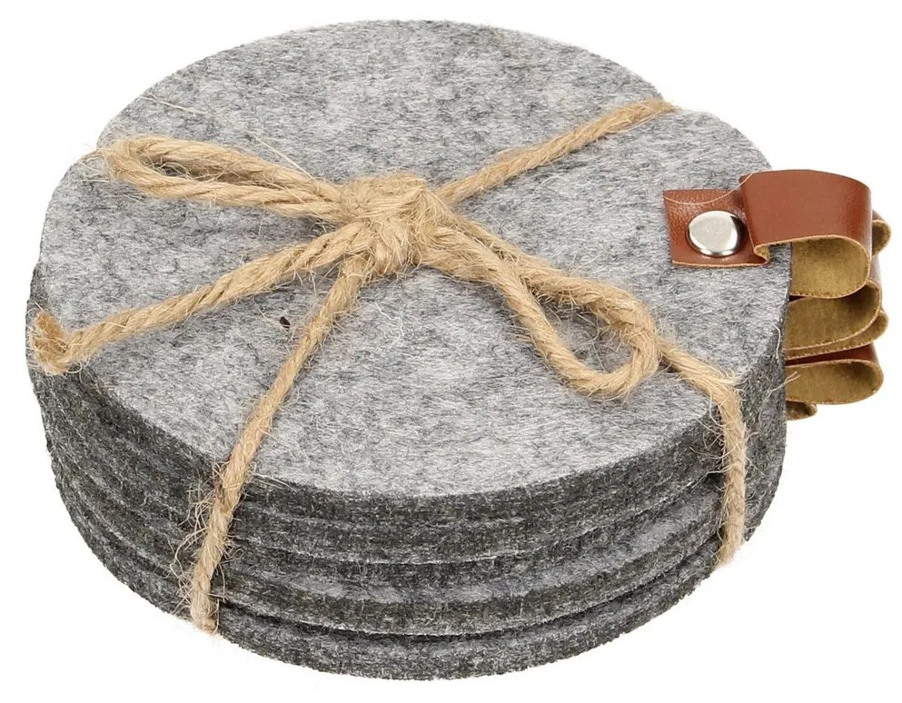 Podkładki Felt 6 szt. grey
