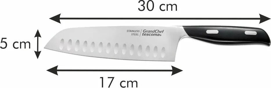 Tescoma Nóż Santoku GrandCHEF, 17 cm