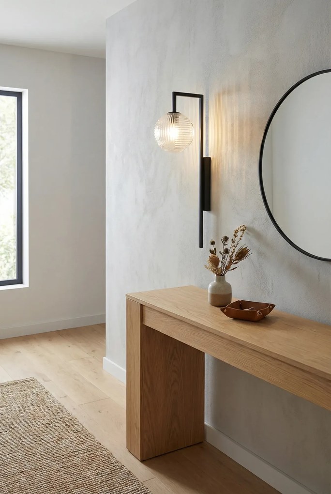 Kinkiet z metalową konstrukcją grafitowy H4-S07