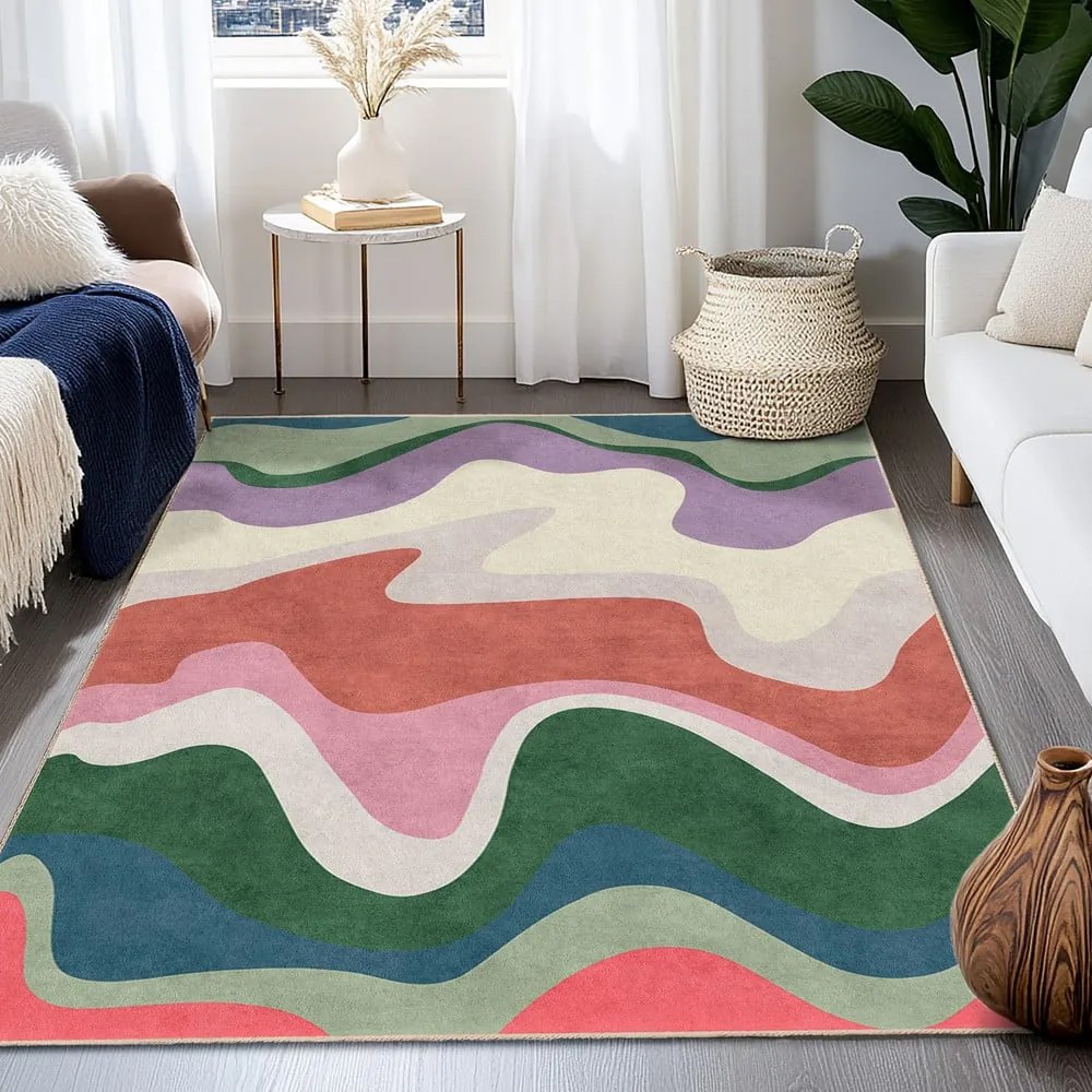 Dywan odpowiedni do prania 80x150 cm Squiggly Breeze – Mila Home
