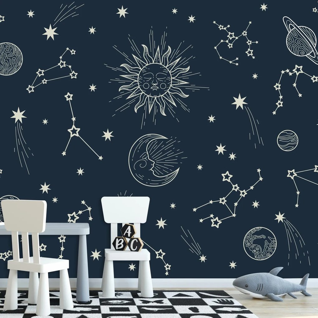 Fototapeta - Ciemna kontelacja (196x136 cm)