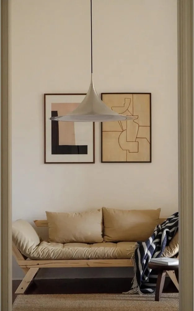 Sofa rozkładana z niebieskozielonym pokryciem Karup Design Bebop Natural/Petrol Blue