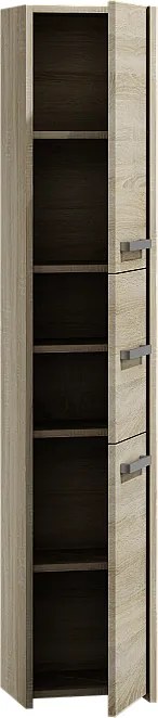 Szafka łazienkowa, dąb sonoma, 170 x 30 x 30 cm
