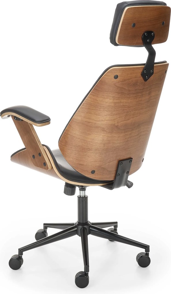 Nowoczesny fotel biurowy z oparciem ze sklejki Ignazio Halmar