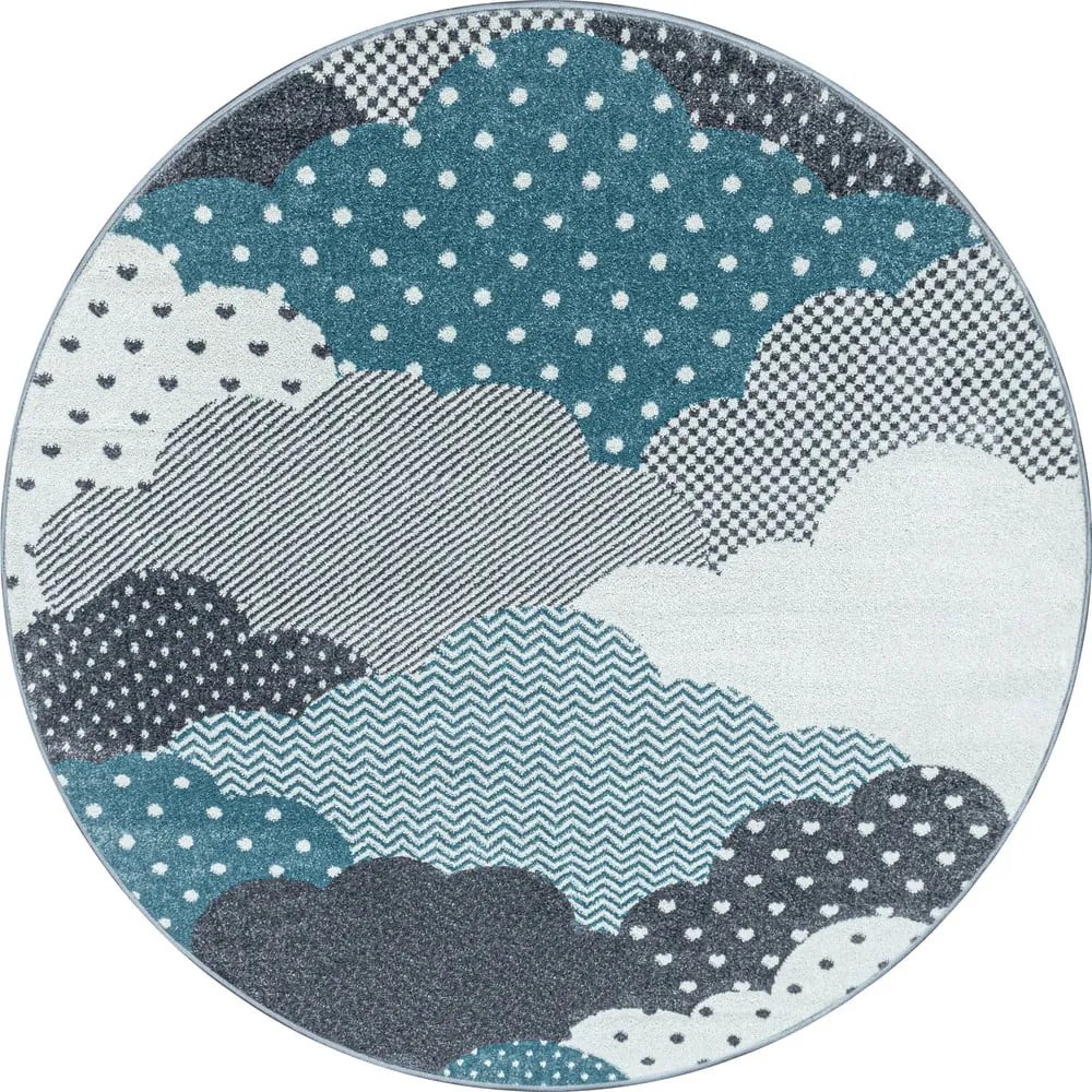 Niebiesko-szary dywan dziecięcy ø 120 cm Bambi – Ayyildiz Carpets