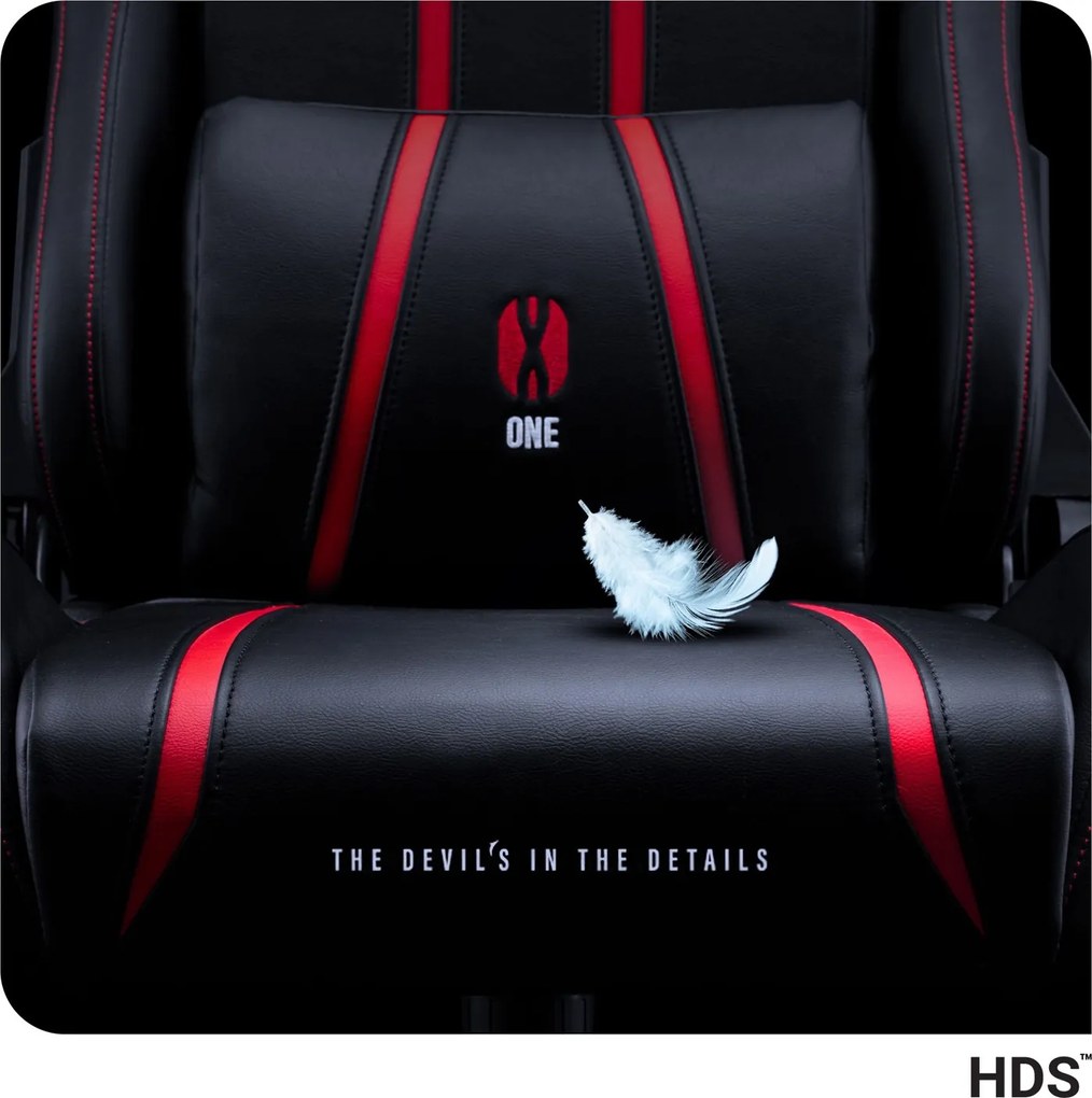 Fotel gamingowy Diablo X-One 2.0 King Size czarno-czerwony