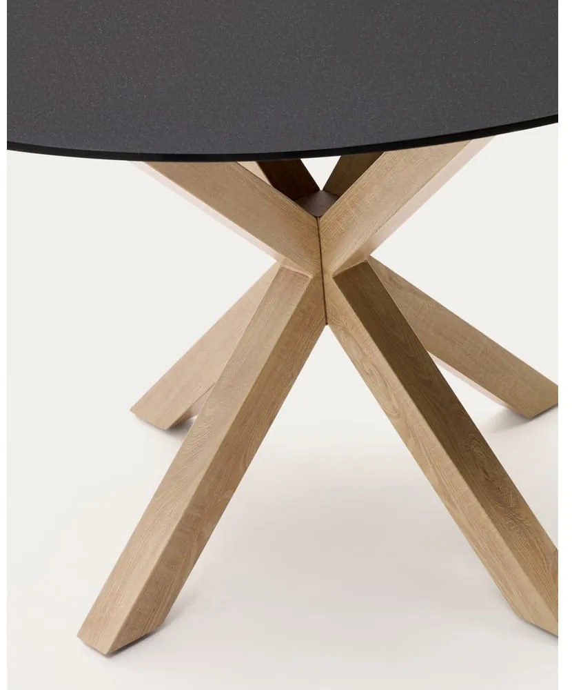 Okrągły stół ze szklanym blatem ø 120 cm Argo – Kave Home