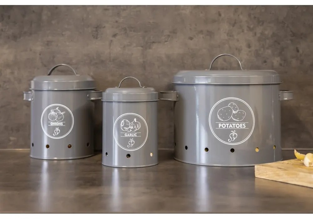 Stalowy pojemnik na żywność na żywność Secret Du Potager – Esschert Design