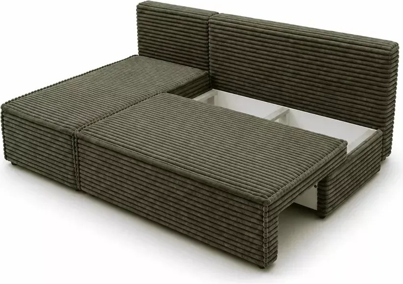 Narożnik Ferucce z funkcją spania 200x140 pojemnik nowoczesny do salonu