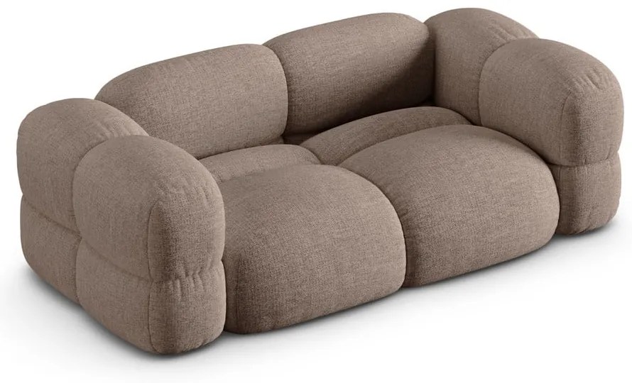 Brązowa sofa 210 cm Loretto – Cosmopolitan Design