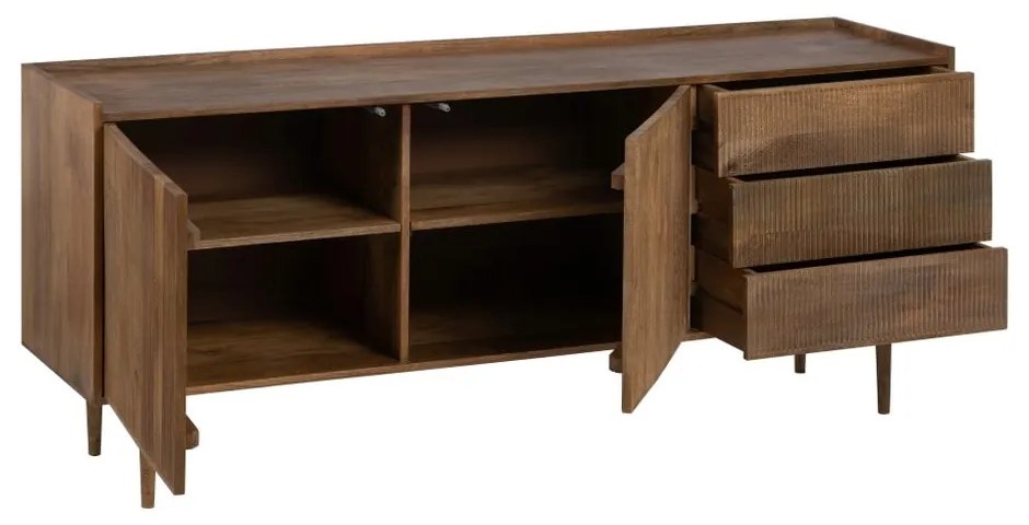 Niska komoda z litego drewna mango 174x75 cm Apricot – Ixia