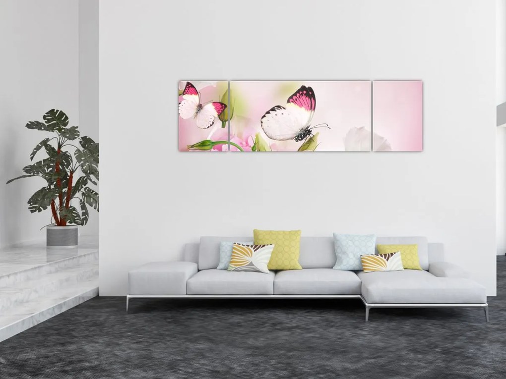 Obraz - Motyl (170x50 cm)